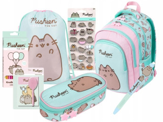 Pusheen The Cat School Set Batoh na ceruzku Doplnky k vrecúšku